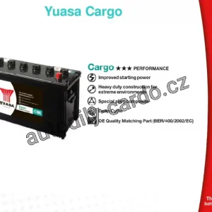 Autobaterie YUASA 626 CARGO 160Ah 1000A 12V /513x223x223/ Oblíbený