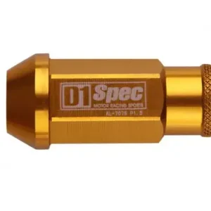 Kolové matice (štefty) D1 Spec závit M12 x 1.25 - zlaté Expresní Doručení