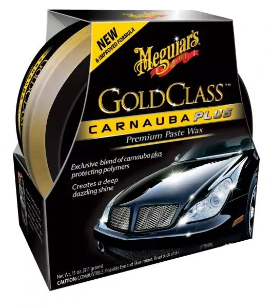 Meguiars Gold Class Carnauba Plus Premium Paste Wax 311g - tuhý vosk s obsahem přírodní karnauby Levný