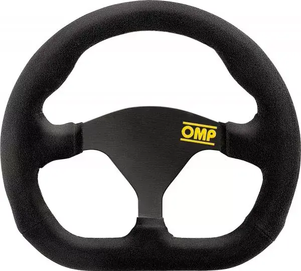 Volant OMP Formula 250mm - černý/černý - semiš Aktuální