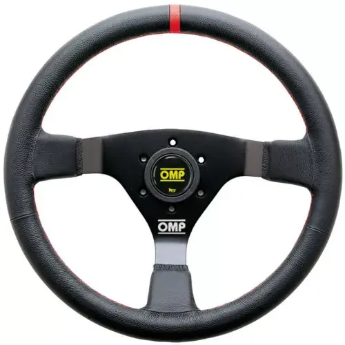 Cenová Bomba Volant OMP WRC 350mm - černý/černý - kůže