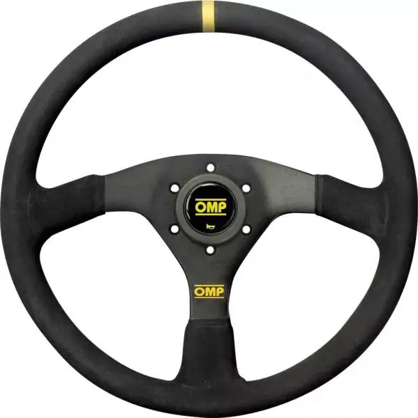 Volant OMP Velocitá 380 380mm - černý/černý - semiš Must-Have
