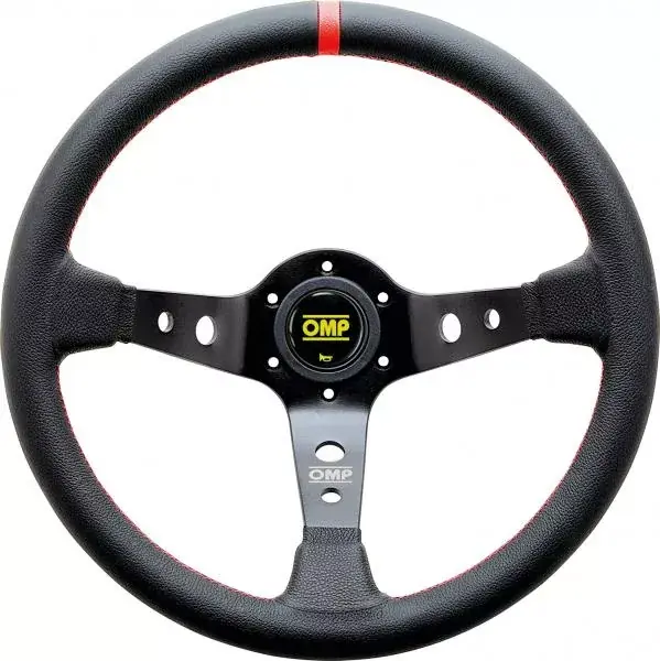 Aktuální Volant OMP Corsica 350mm - černý/černý - kůže
