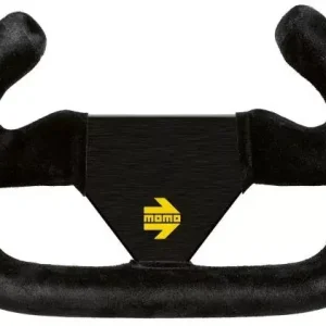 Horká Nabídka Volant Momo Modell 12/C 250mm - černý/černý - semiš