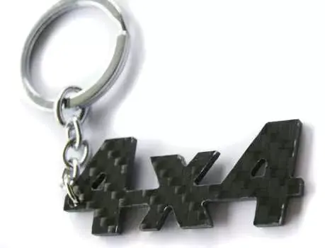 Doprava Zdarma Karbonová klíčenka 4x4