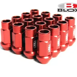 Sleva Kolové matice (štefty) Blox závit M12 x 1.25 - červené
