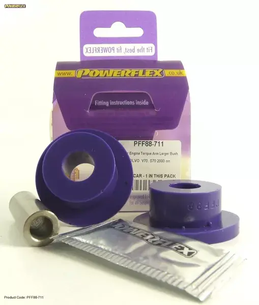 Silentbloky Powerflex Volvo 850 / S70 / V70 (-00) Front Lower Engine Tie Bar Large Bush (10) Značkový