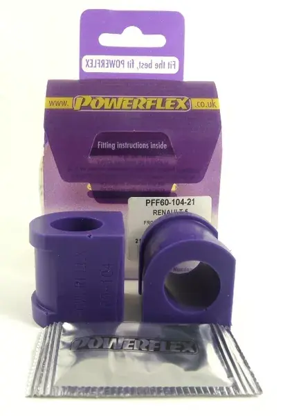 Cenová Bomba Silentbloky Powerflex Renault R5 GT Turbo Phase 2 (87-91) Front Anti Roll Bar Inner Mount 21mm (2)