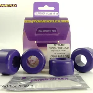 Cenová Bomba Silentbloky Powerflex Toyota Starlet KP60 RWD Front Outer Bush To Roll Bar (2)