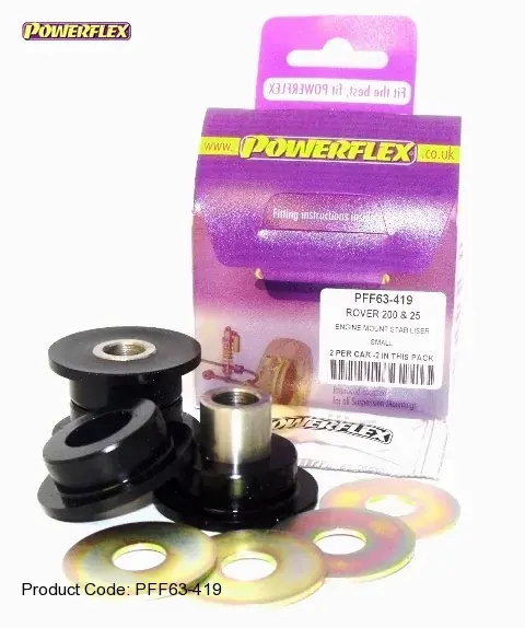 Bezpečná Platba Silentbloky Powerflex Rover 200 (95) / 25 Engine Mount Stabiliser Small (9)