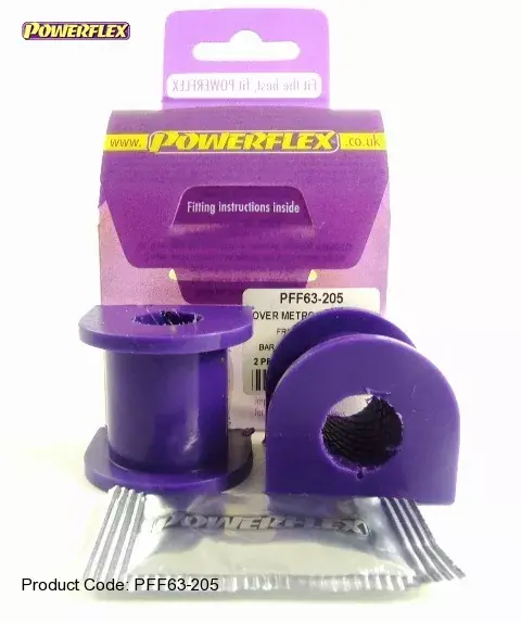 Časově Omezené Silentbloky Powerflex Rover Metro Turbo Front Anti Roll Bar Mounting 19mm (3)