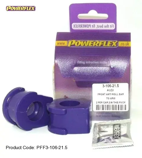 Akční Nabídka Silentbloky Powerflex Audi 80 / 90 Avant (73-96) Front Anti Roll Bar To Control Arm Bush (3)