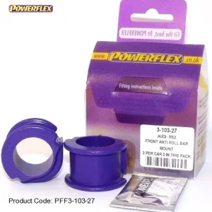 Vysoce Kvalitní Silentbloky Powerflex Audi 80/90 Avant Quattro (92-96) / S2 B4 / RS2 B4 Front Anti Roll Bar Mount 27mm (2)