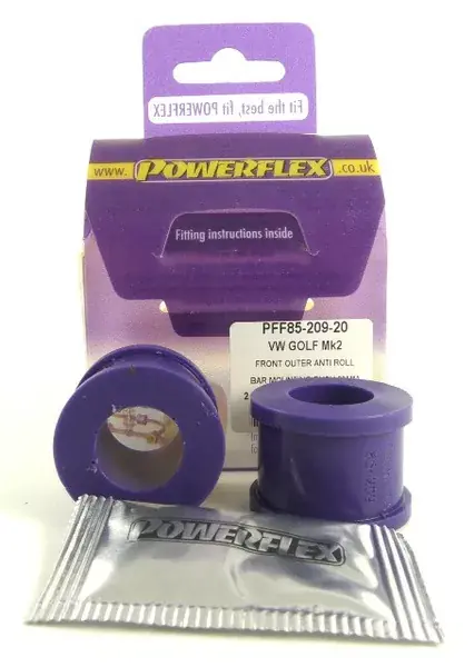 Značkový Silentbloky Powerflex Seat Arosa (97-02) Front Anti Roll Bar Eye Bolt Bush 20mm (5)