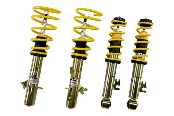 Nejprodávanější Výškově stavitelný podvozek ST suspensions pro Opel Corsa B, (Corsa B, Corsa-B, S93), zatížení PN -840kg, snížení zadní nápravy cca 40cm