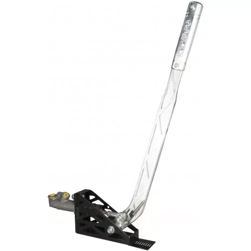 Hydraulická ruční brzda OBP Pro-Drift V2 - vertikální / horizontální, plochá rukojeť s aretací Must-Have