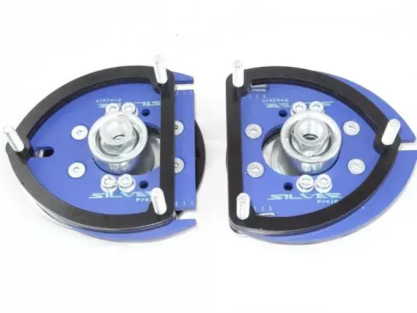Časově Omezené Přední horní uložení tlumičů (Pillowball Top Mounts) Silver Project Audi A3 8V (12-16) / TT FV3 (14-) - verze pro sériový podvozek