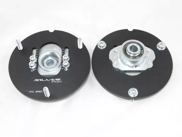 Přední horní uložení tlumičů (Pillowball Top Mounts) Silver Project Opel Monza (82-86) - verze pro stavitelný podvozek Přímo Od Výrobce