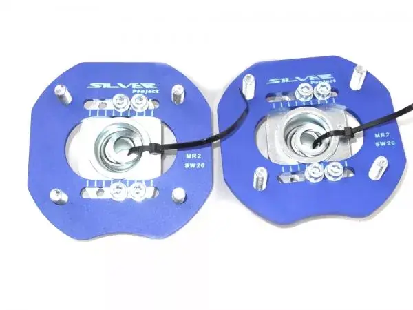 Přední horní uložení tlumičů (Pillowball Top Mounts) Silver Project Toyota MR2 SW20 Nová Kolekce