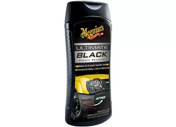 Meguiars Ultimate Black Plastic Restorer 355ml - oživovač a ochrana nelakovaných plastů v exteriéru i interiéru Doprava Zdarma
