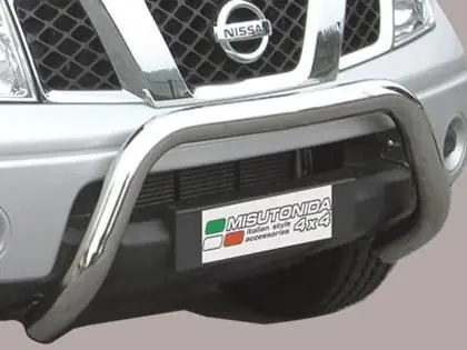 Přední ochranný nerez rám NISSAN Navara 05-10 76mm Bezpečná Platba