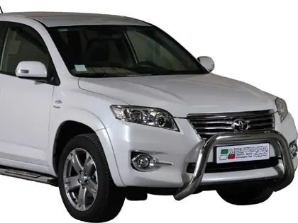 Aktuální Přední ochranný nerez rám TOYOTA Rav 4 10/12 76mm