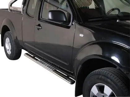 Akční Nabídka Nerez boční designové nášlapy NISSAN Pick Up Navara King Cab 05-