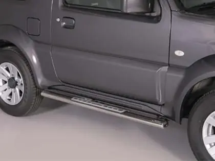 Výhodná Nabídka Nerez boční designové nášlapy SUZUKI Jimny 12/17