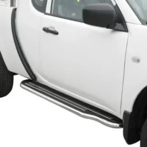 Boční nerezové nášlapy MITSUBISHI L 200 Club Cab 10/15 Rychlé Dodání