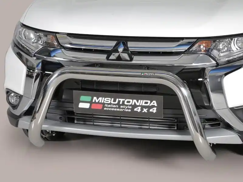 Přední ochranný nerez rám MITSUBISHI Outlander/Outlander Hybrid 15- 76mm Akční Nabídka