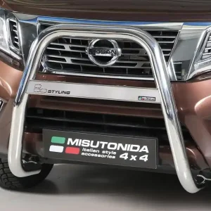 Vysoký nerezový přední ochranný rám NISSAN NP 300 Navara 16> Přímo Od Výrobce