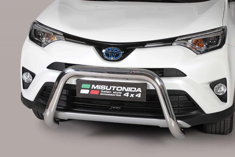 Cenová Bomba Přední ochranný nerez rám TOYOTA Rav 4/Hybrid 16/18 76mm