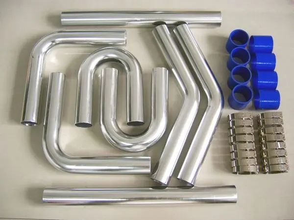 Sleva Univerzální set hadic a trubek pro intercooler - 50mm - modrý