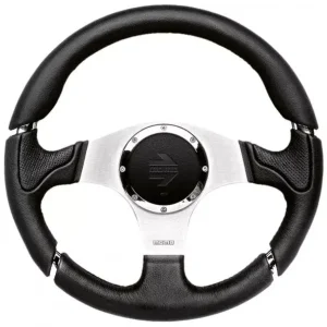 Hit Sezóny Volant Momo Millenium 350mm - černý/stříbrný - kůže