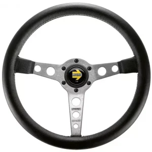 Kup Teď Volant Momo Prototipo 350mm - černý/stříbrný - kůže