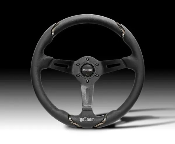 Expresní Doručení Volant Momo Gotham 350mm - černý/černý