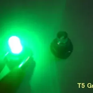 Aktuální LED palubní deska Neo Wedge T5 zelená