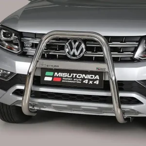 Vysoký nerezový přední ochranný rám VOLKSWAGEN Amarok Highline 10> / Amarok V6 2016 Expresní Doručení