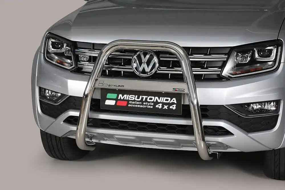 Vysoký nerezový přední ochranný rám VOLKSWAGEN Amarok Highline 10> / Amarok V6 2016 Expresní Doručení