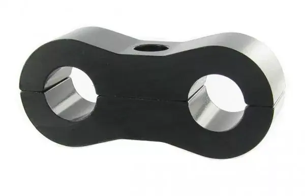 Separátor na vedení - průměr 2x 7,9mm - černý Zlevněný