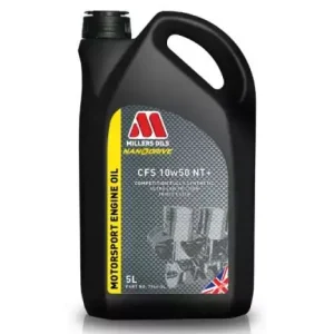 Bezpečná Platba Závodní motorový olej Millers Oils Nanodrive Motorsport CFS 10w50 NT+ - 5l - plně syntetický motorový olej, triesterová technologie