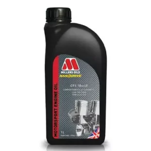 Vysoce Kvalitní Závodní motorový olej Millers Oils Motorsport CFS 10w40 - 1l - plně syntetický motorový olej, triesterová technologie