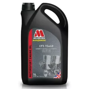Závodní motorový olej Millers Oils Motorsport CFS 15w60 - 5l - plně syntetický motorový olej, triesterová technologie Přímo Od Výrobce
