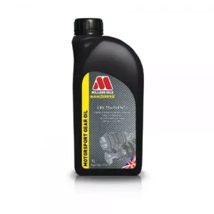 Závodní převodový olej Millers Oils Nanodrive Motorsport CRX 75w140 NT+ - 1l - plně syntetický olej, pro synchronní převodovky a bezuzávěrové diferenciály Ověřený