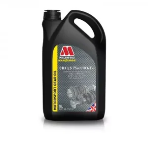 Závodní převodový olej Millers Oils Nanodrive Motorsport CRX LS 75w110 NT+ - 5l - plně syntetický olej pro sekvenční, bezsynchronní převodovky a samosvorné diferenciály Originální