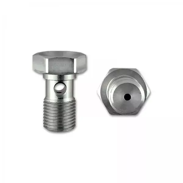 Nejprodávanější Olejový restriktor průtokový šroub na banjo 11mm turba s kluznými ložisky M11x1mm (7/16" x 24) - 2mm