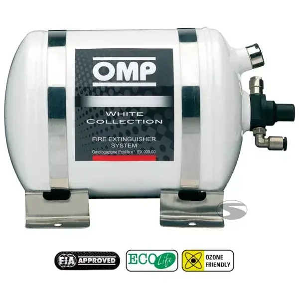 Elektrický hasicí systém OMP, hliníkový, FIA homologace (pěnový) Jen Po Omezenou Doba