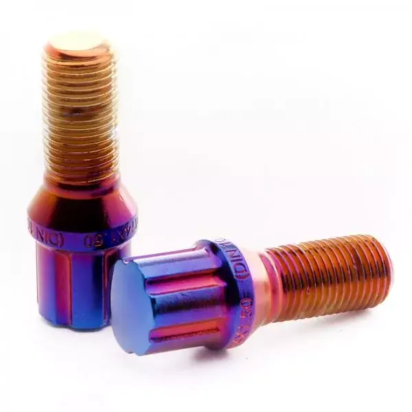 Horká Nabídka Sada kolových šroubů Japan Racing JB1 závit M14 x 1,25 - 28mm délka závitu - neochrome