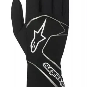 Závodní rukavice Alpinestars Tech 1 Race - černé/bílé Akční Cena