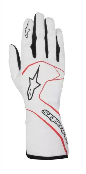 Nejlepší Volba Závodní rukavice Alpinestars Tech 1 Race - bílé/červené